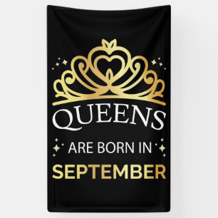 Königinnen sind im September I Geboren Banner