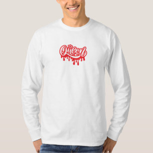 Königinnendesign – Elegante königliche Kronentypog T-Shirt