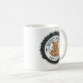 Königinnenlöwin. Irland Kaffeetasse (VorderseiteRechts)