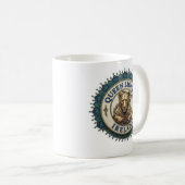 Königinnenlöwin. Irland Kaffeetasse (VorderseiteRechts)
