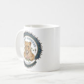 Königinnenlöwin. Irland Kaffeetasse (Vorderseite Links)
