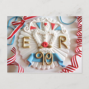 Königin's 90. Geburtstagskarte Postkarte