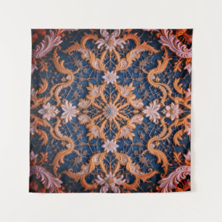 Königin's Rosy Embrace Wandteppich