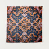 Königin's Rosy Embrace Wandteppich (Vorderseite)