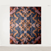 Königin's Rosy Embrace Wandteppich (Vorderseite)