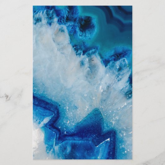 Königlich Blau-Achat Briefpapier (Vorderseite)