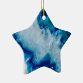 Königlich Blau-Achat Keramikornament (Rechts)