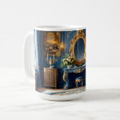 Königlich Blau Barock. Kaffeetasse (Vorderseite Links)