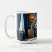 Königlich Blau Barock. Kaffeetasse (Links)