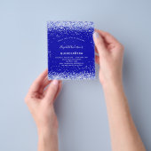 Königlich-blau-weiß-Haushaltsausschreibung Flyer (Gruppe)