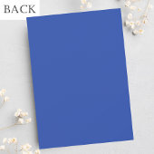 Königlich blaue Blume Babydusche Einladung