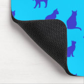 Königlich Blaue Katze Mousepad (Ecke)