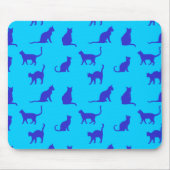 Königlich Blaue Katze Mousepad (Vorne)