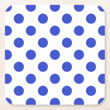 Königlich blaue Polka-Punkte