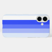 Königlich blaue Schattenstreifen Case-Mate iPhone Hülle (Rückseite (Horizontal))