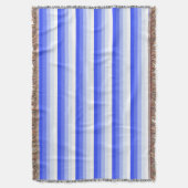 Königlich blaue Schattenstreifen Decke (Vorderseite Vertikal)