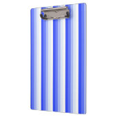 Königlich blaue Schattenstreifen Klemmbrett (Links)