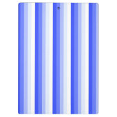 Königlich blaue Schattenstreifen Klemmbrett (Rückseite)