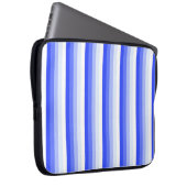 Königlich blaue Schattenstreifen Laptopschutzhülle (Vorne Rechts)