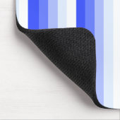 Königlich blaue Schattenstreifen Mousepad (Ecke)