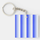 Königlich blaue Schattenstreifen Schlüsselanhänger (Vorderseite)