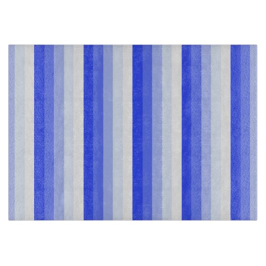 Königlich blaue Schattenstreifen Schneidebrett (Vorderseite)