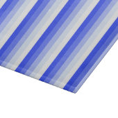 Königlich blaue Schattenstreifen Schneidebrett (Ecke)