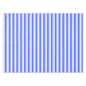 Königlich blaue Schattenstreifen Tischdecke (Vorderseite (Horizontal))