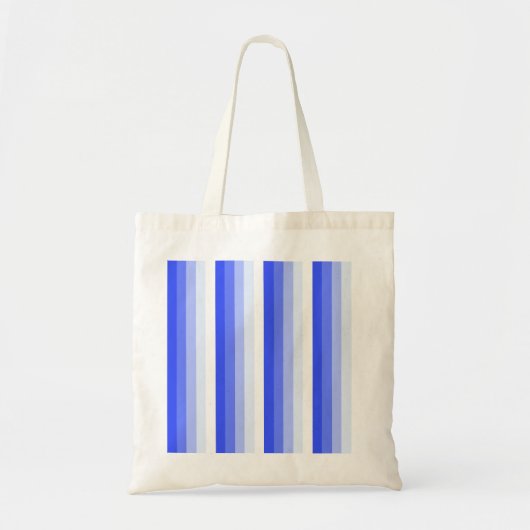 Königlich blaue Schattenstreifen Tragetasche (Vorne)