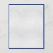 Königlich-Blaue-Silberbug-Einladung (Rückseite)