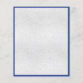 Königlich-Blaue-Silberbug-Einladung (Rückseite)