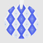 Königlich blaues Rautenmuster Ornament (Vorderseite)
