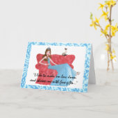 Königlich erhalten Sie wohle Karte mit DIVAtude (Gelbe Blume)