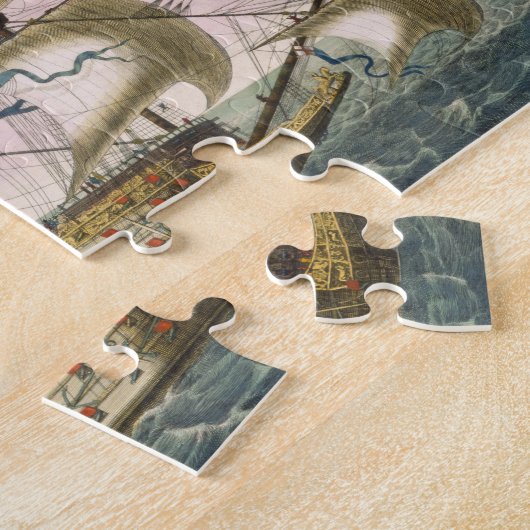 Königlich (Flaggschiff) von der englischen Flotte, Puzzle (Seite)