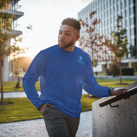 königlich & himmelblau personalisiert sweatshirt