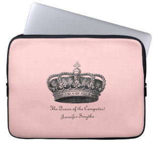 Königlich in der rosa Laptop-Hülse Laptopschutzhülle