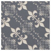 Königlich, Lilienmuster Stoff (Nahaufnahme)