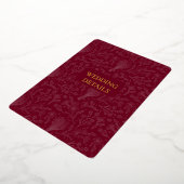 Königlich Marone anpassbare Einladung (Gedreht)