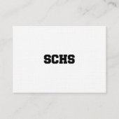 Königlich rotes Prospektfahrschein Visitenkarte (Rückseite)