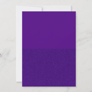 Königlich Violette Halb-Glitter-Flachkarte zur Vor Save The Date