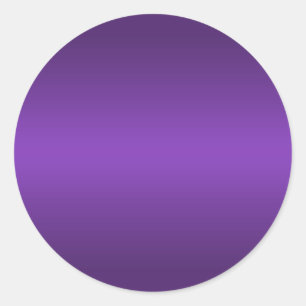 Königlich violetter Lichtverlauf Blanko Runder Aufkleber