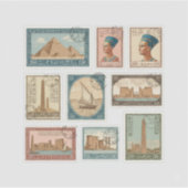 Königliche ägyptische Briefmarkensammlung Aufkleber (Vorderseite)