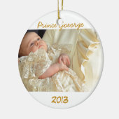 Königliche Baby-Verzierung Keramikornament (Links)