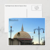 königliche Bandarrequisiten Postkarte (Vorne/Hinten)