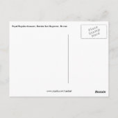 königliche Bandarrequisiten Postkarte (Rückseite)