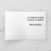 Königliche Behandlung Karte (Innenseite)