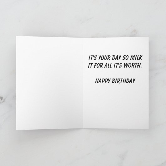 Königliche Behandlung Karte (Innenseite)