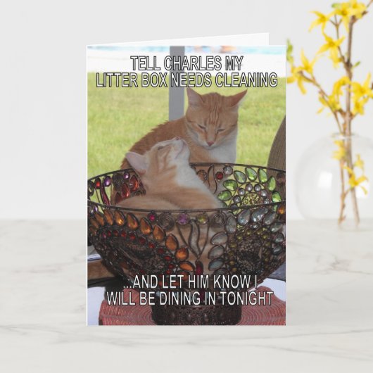 Königliche Behandlung Karte (Gelbe Blume)