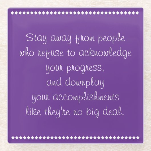 Königliche Beratung Glasuntersetzer (Vorderseite)