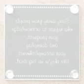 Königliche Beratung Glasuntersetzer (Rückseite)